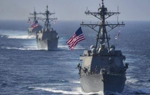 ۸ ناو جنگی آمریکا با ۱۲۰۰ موشک در راهند