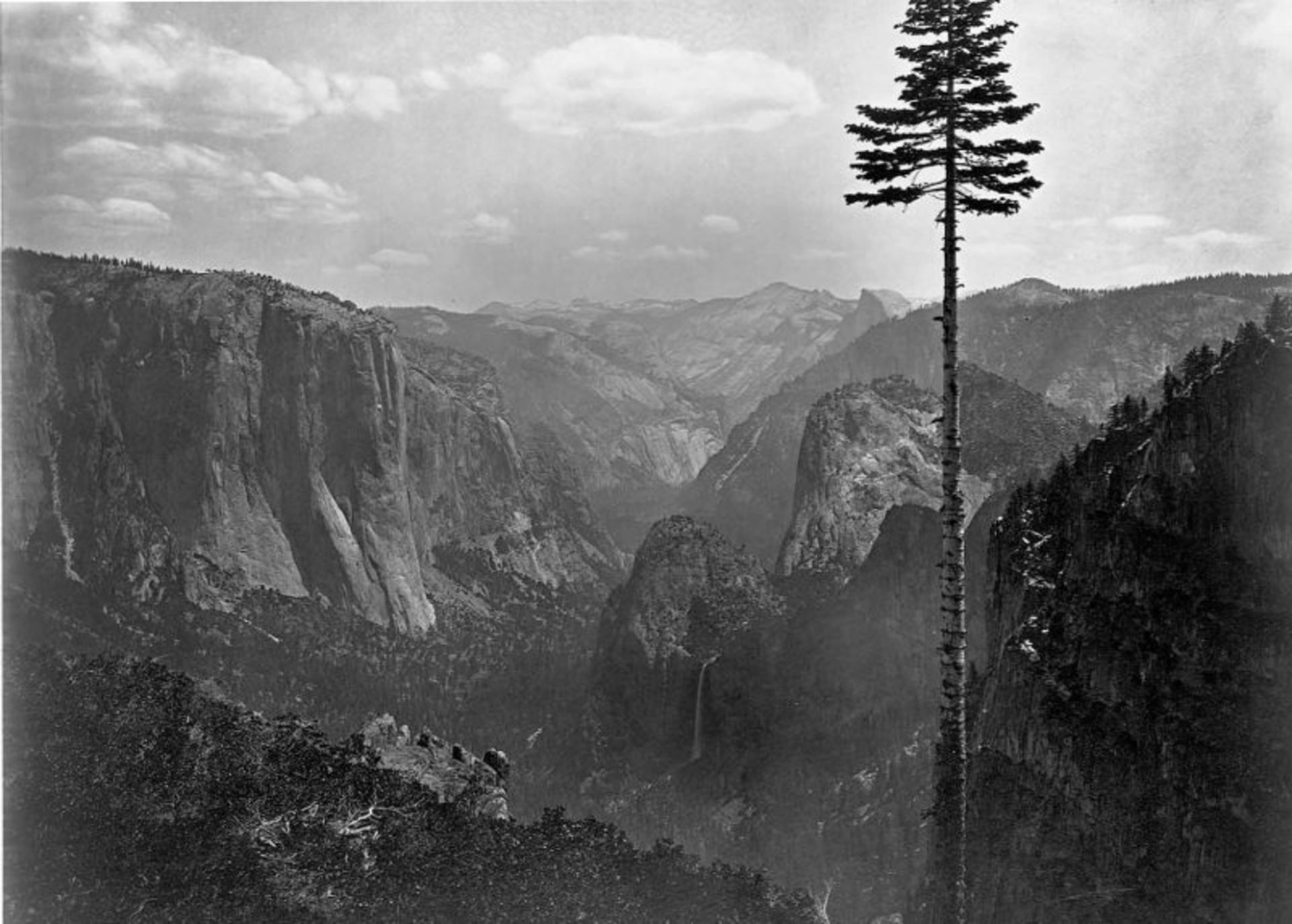 تصویر قدیمی از دره یوسیمیتی 