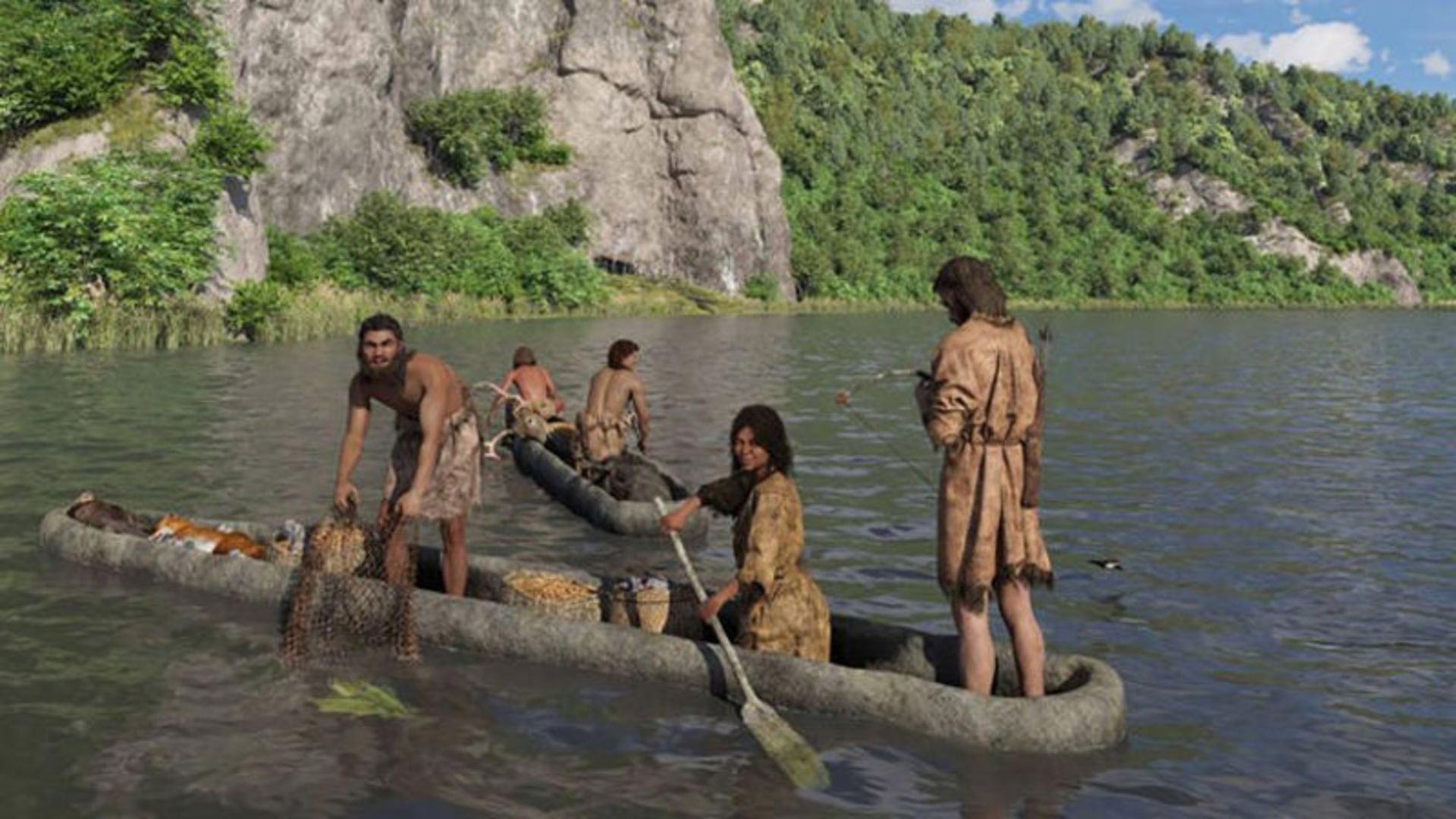 تصویر بازسازی شده از شکارچی گردآورندگان