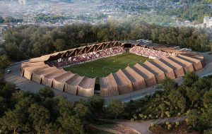 ورزشگاهی از جنس طبیعت؛ شاهکار چوبی فوکوشیما در دل ژاپن ورزشگاهی از جنس طبیعت؛ شاهکار چوبی فوکوشیما در دل ژاپن