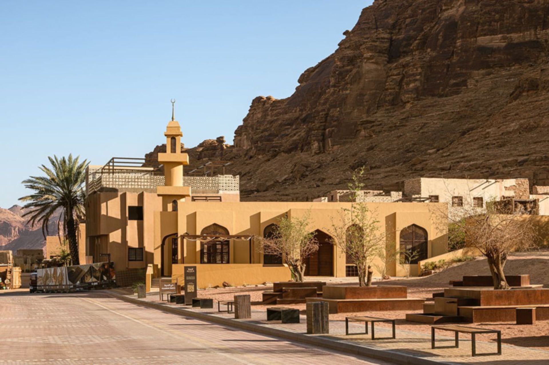 معماری خشتی مسجد عمار بن یاسر در عربستان