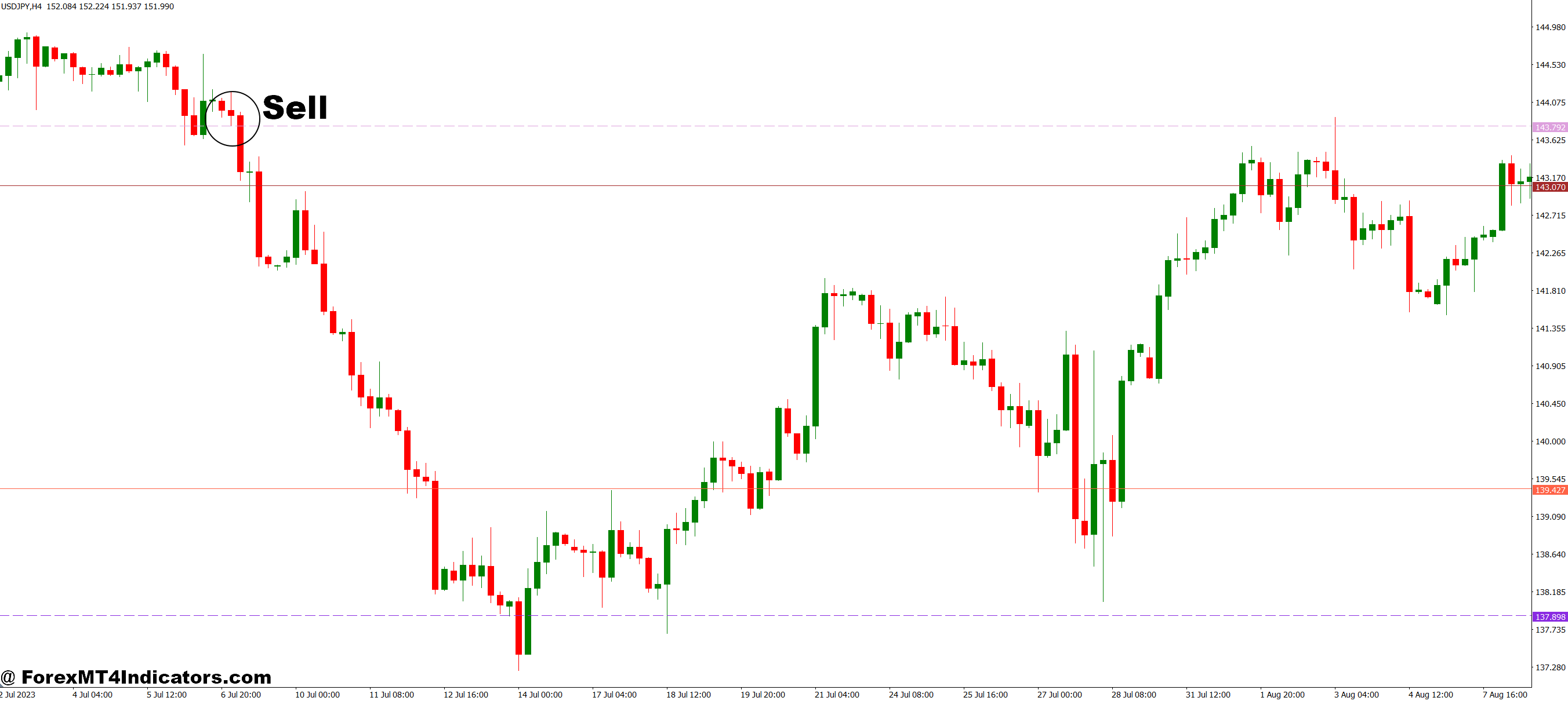 نشانگر Dinapoli و Fibos MT4 3 نحوه تجارت با نشانگر Dinapoli و FIBOS MT4 - ورود به سیستم
