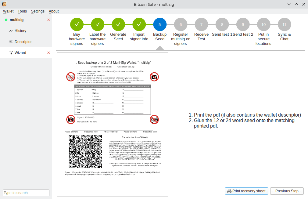 OpenSats Grant Fuels Bitcoin-Safe's Secure Multisig Wallet با تمرکز سخت افزار