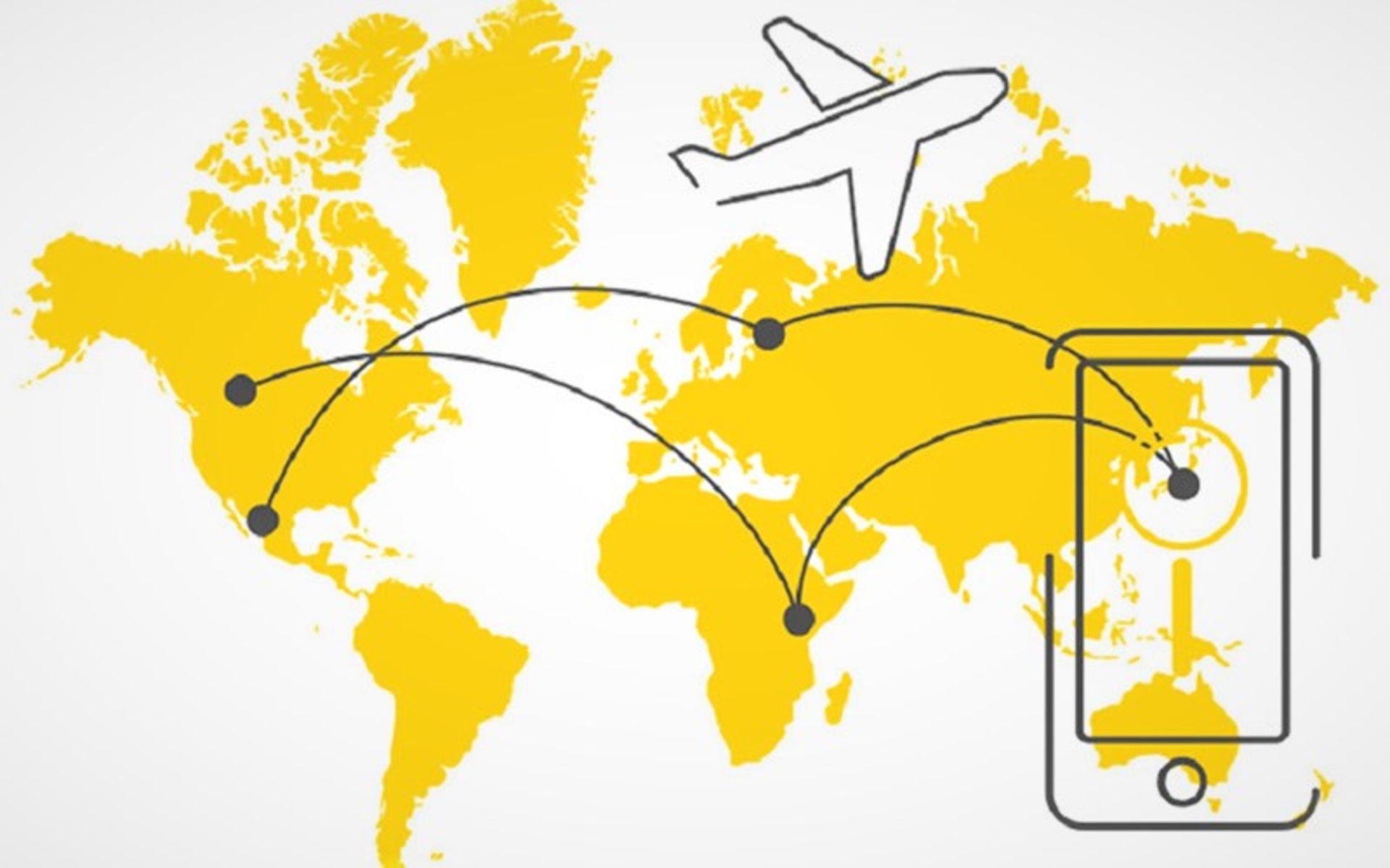 نقشه جهان در استفاده از رومینگ همراه اول