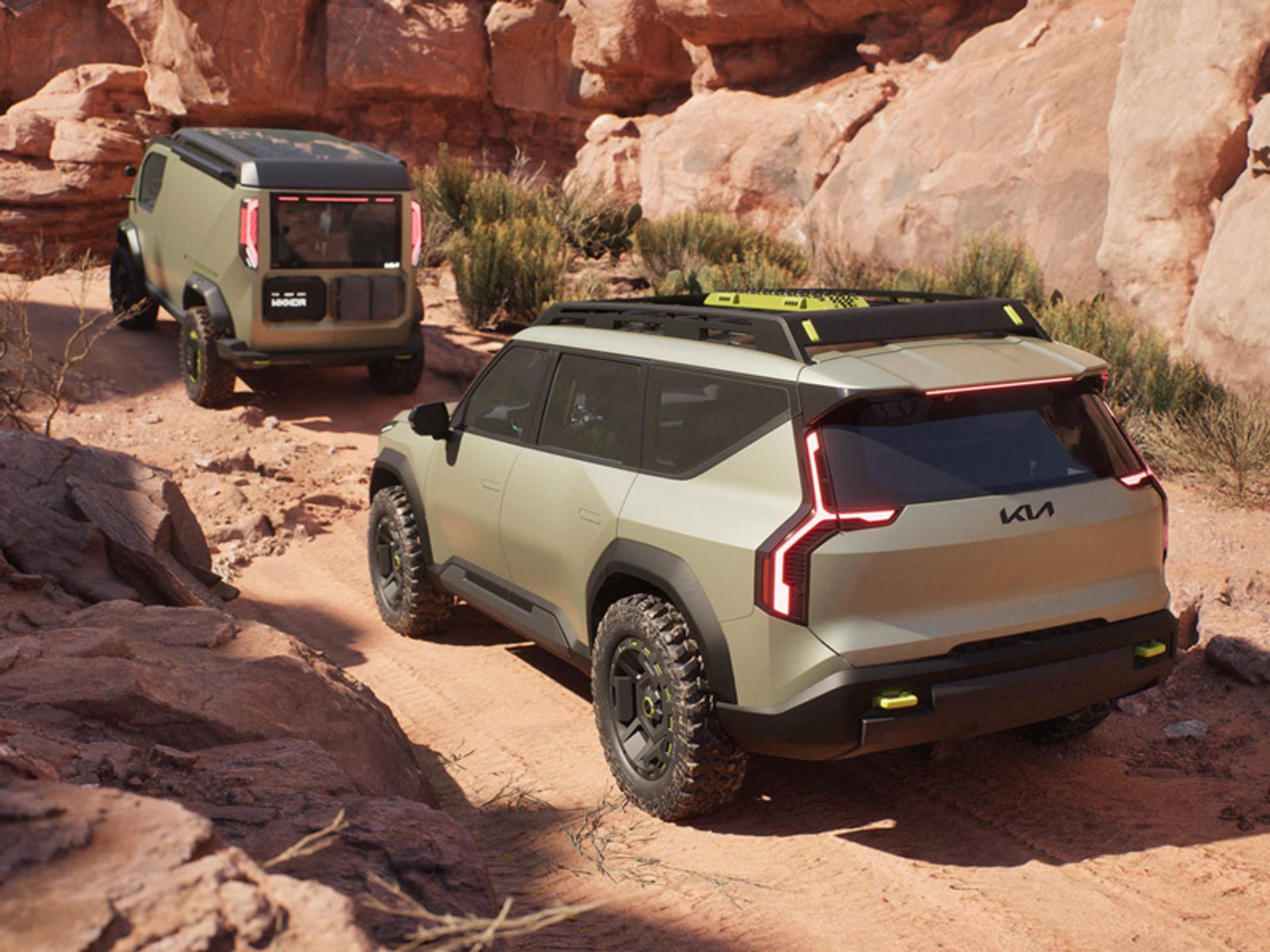 خودروی ون و شاسی‌ بلند برقی کیا