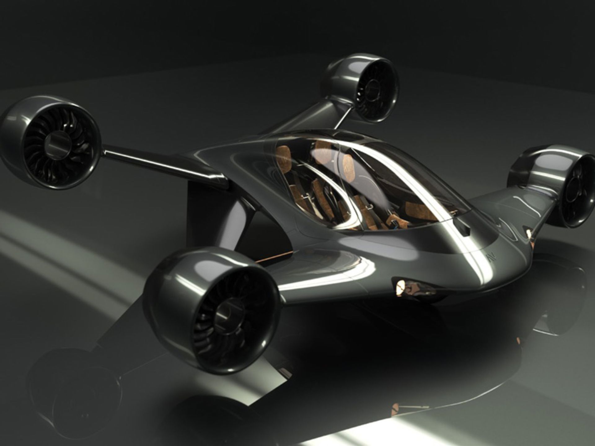 هواگرد برقی سیگما با بدنه مشکی