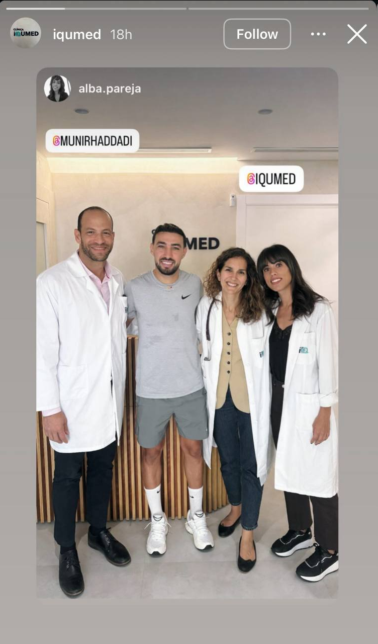 عکس | تایید تست پزشکی منیر الحدادی/ بازیکن سابق بارسلونا در راه استقلال