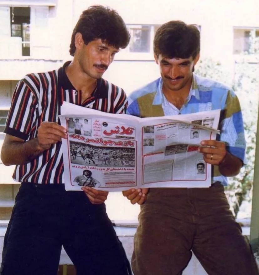 عکس| رفاقت دیرینه علی دایی با یک استقلالی دو آتیشه