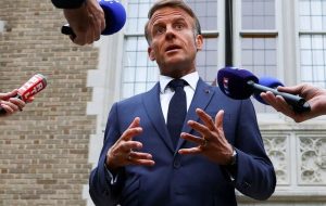 ماکرون: به‌رسمیت شناختن فلسطین پاداشی برای حماس نیست/ آماده تحریم‌های اسرائیل هستیم