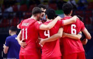 پیروزی تیم والیبال ایران در یک بازی دوستانه