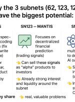 چرا زیر شبکه های Bittensor 62 ، 123 ، 120 دارای پتانسیل بالایی هستند