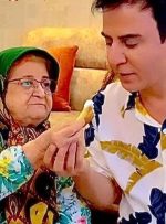 عمو پورنگ، الگوی مهربان بودن با مادر کهنسال شد