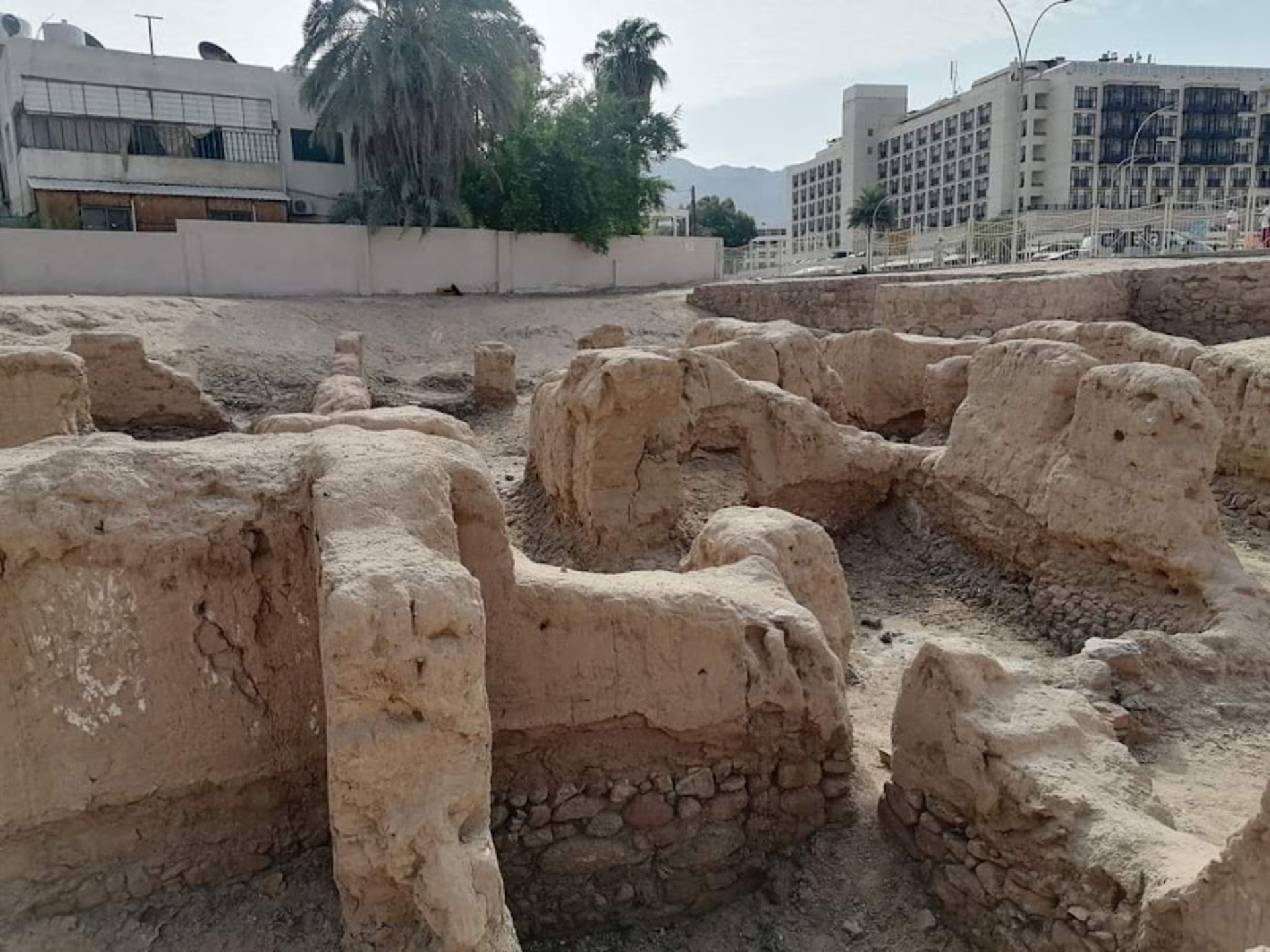 بناهای باقیمانده کلیسای عقبه در اردن